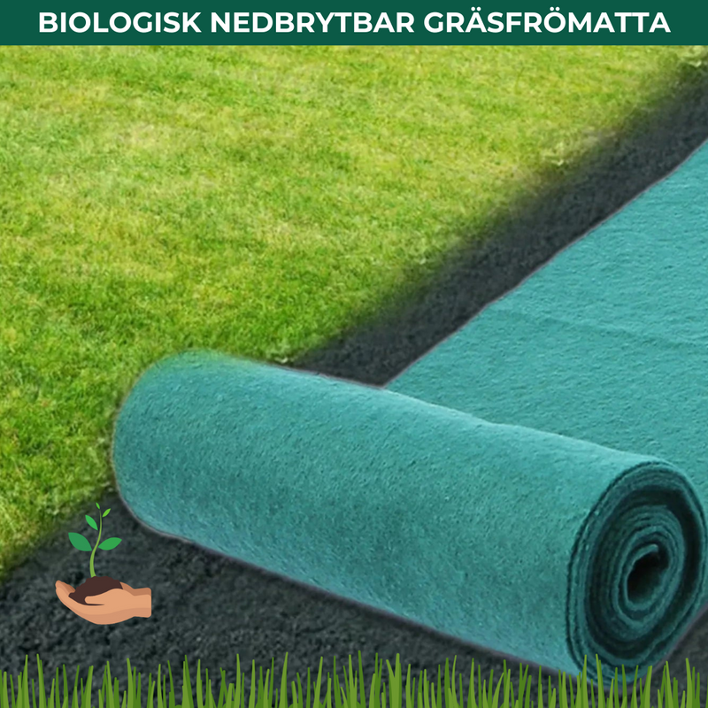 Biologiskt nedbrytbar gräsfrömatta™