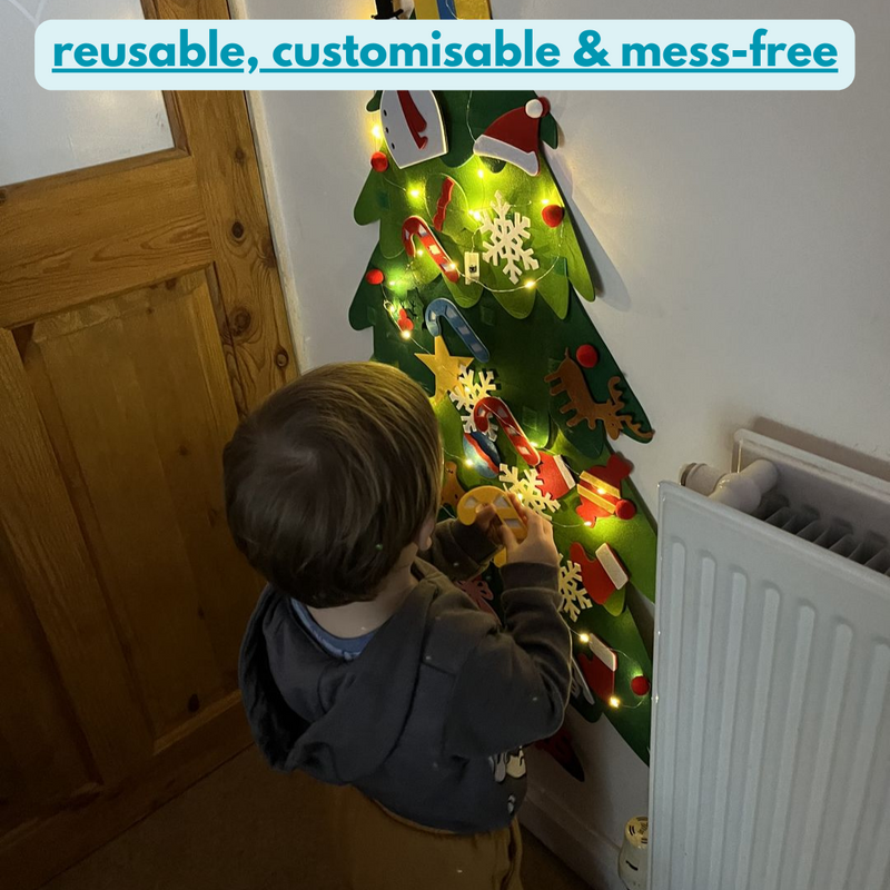 KiddoTree - julgran i filt för barn