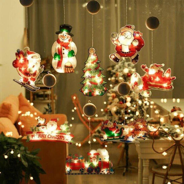 🎄🎅 Hängande fönsterlampor till jul