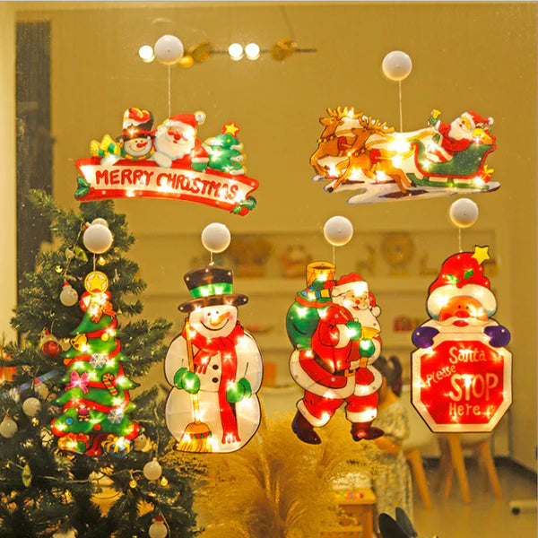 🎄🎅 Hängande fönsterlampor till jul
