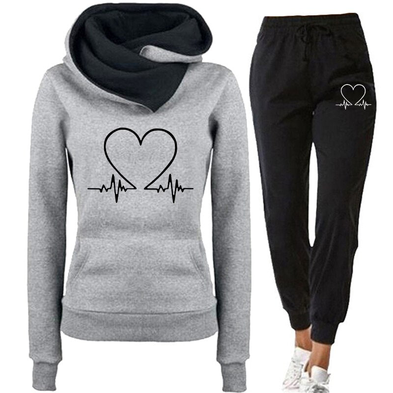 Heart | Mysig och varm joggingklänning