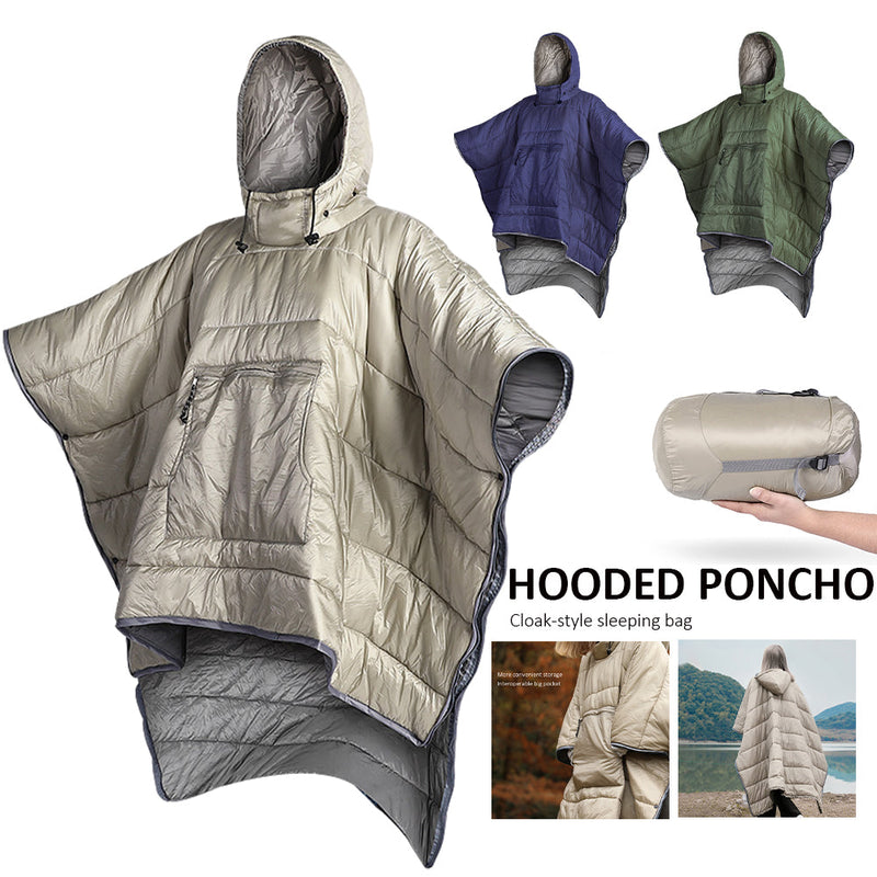 Ultralight Warm and Cozy Cloak Sleeping Pad Poncho , - Outdoor Plex