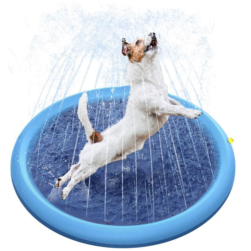 WoofSplash™ - Uppfriskande sprinklerplatta för hundar