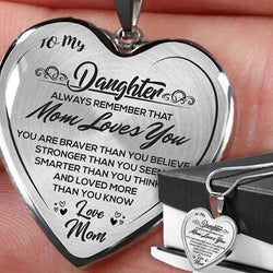 Till min dotter - mor / dotter halsband