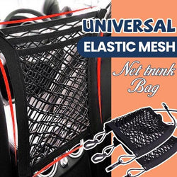 Universell väska med elastiskt nät av nät för bagageutrymme
