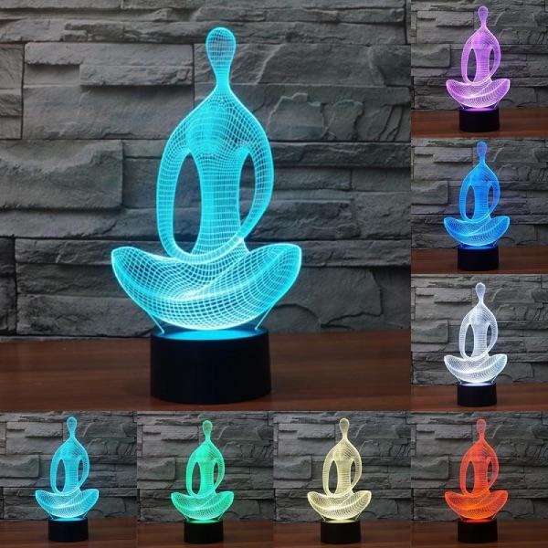 YOGA 3D ILLUSION LAMP