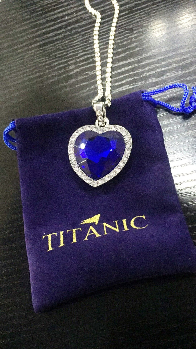 Titanic hjärta halsband